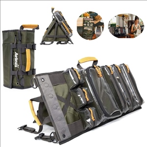 Roll up Tool Bag Waterproof Tool Storage Carrier Bag